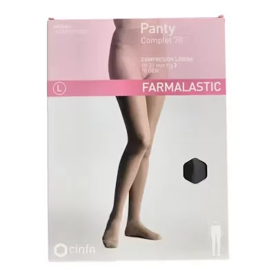 Panty Farmalastic Li-70 Negro Peq | Compresión